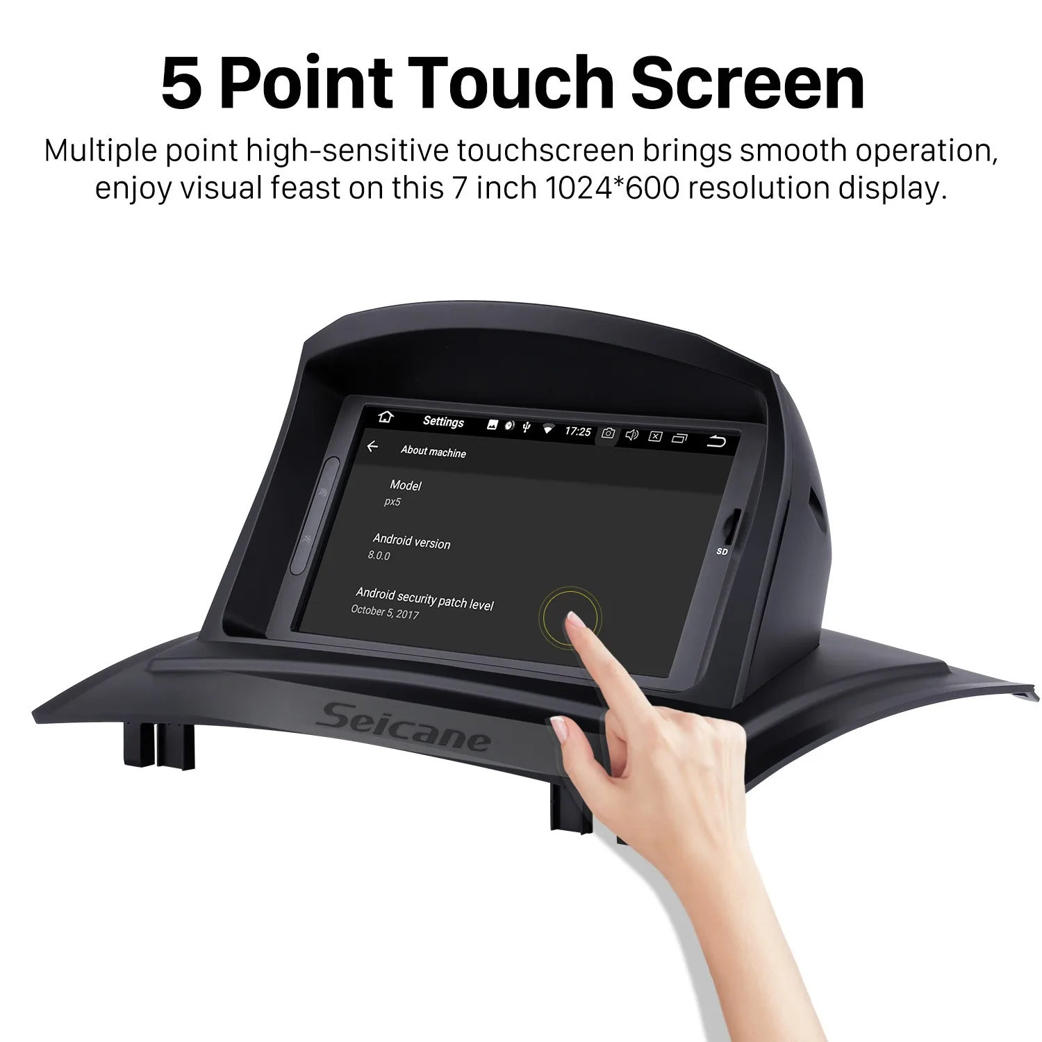 Seicane Android 8 0 7 дюймов 1Din Автомобильный DVD Радио GPS навигация Wifi 4G RAM мультимедийный