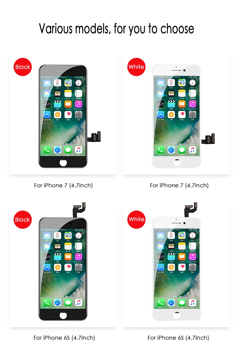NOHON HD ЖК-дисплей экран AAAA для iPhone 6 6S 7 Замена 3D сенсорный дигитайзер сборка Мобильный телефон ЖК s сенсорный экран