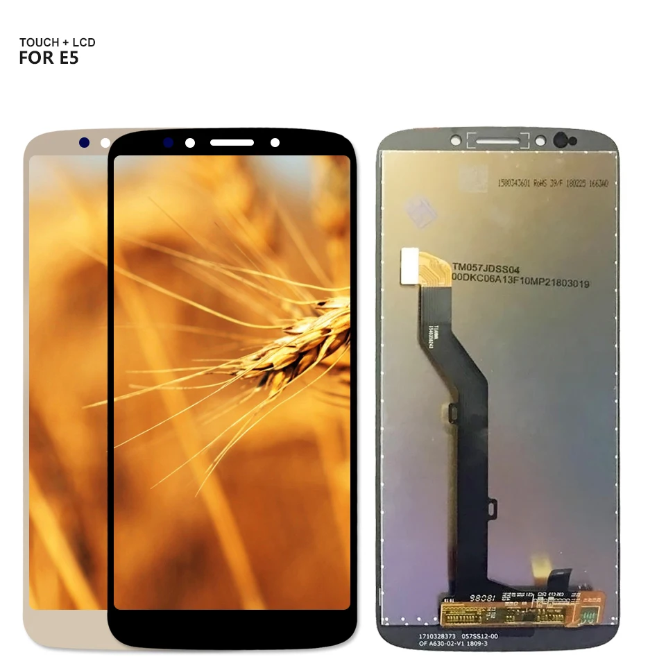 5 0 '颼% тест для Motorola MOTO E5 Moto XT1922 4 ЖК дисплей с сенсорным дигитайзером в
