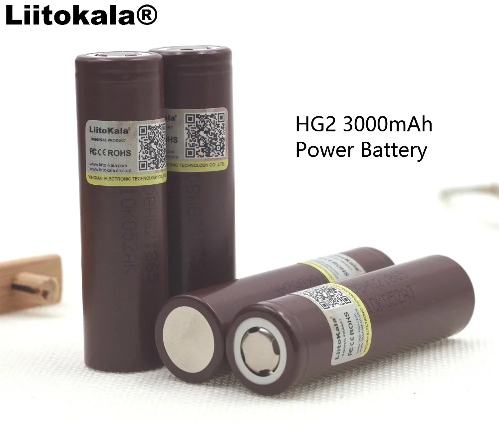 4 шт. 100% Новый оригинальный HG2 18650 3000 мАч аккумулятор 18650HG2 3 6 в разряд 20 А