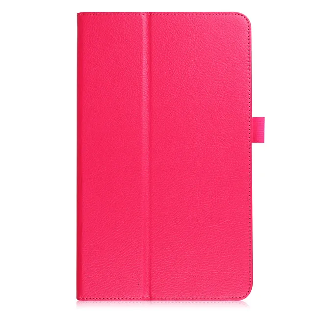 Rose Red Тонкий Магнитный чехол-подставка из искусственной кожи чехол для samsung Galaxy Tab A A6 10,1 T580 T585 SM-T580 SM-T585 чехол - Цвет: Rose Red