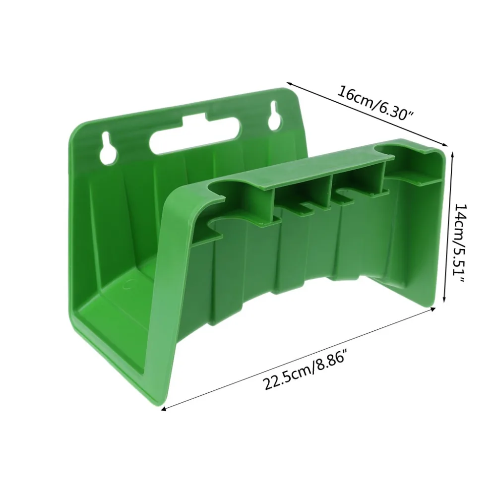 

1pc New Hot Wall Mounted Garden Hose Pipe Hanger Holder Storage Bracket Shed Fence Cable Plastic Hose Pipe Holder