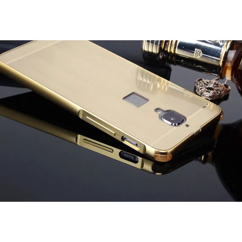 Чехол из ПВХ для Oneplus 3T Матовый PC задняя крышка + Алюминий металлический каркас