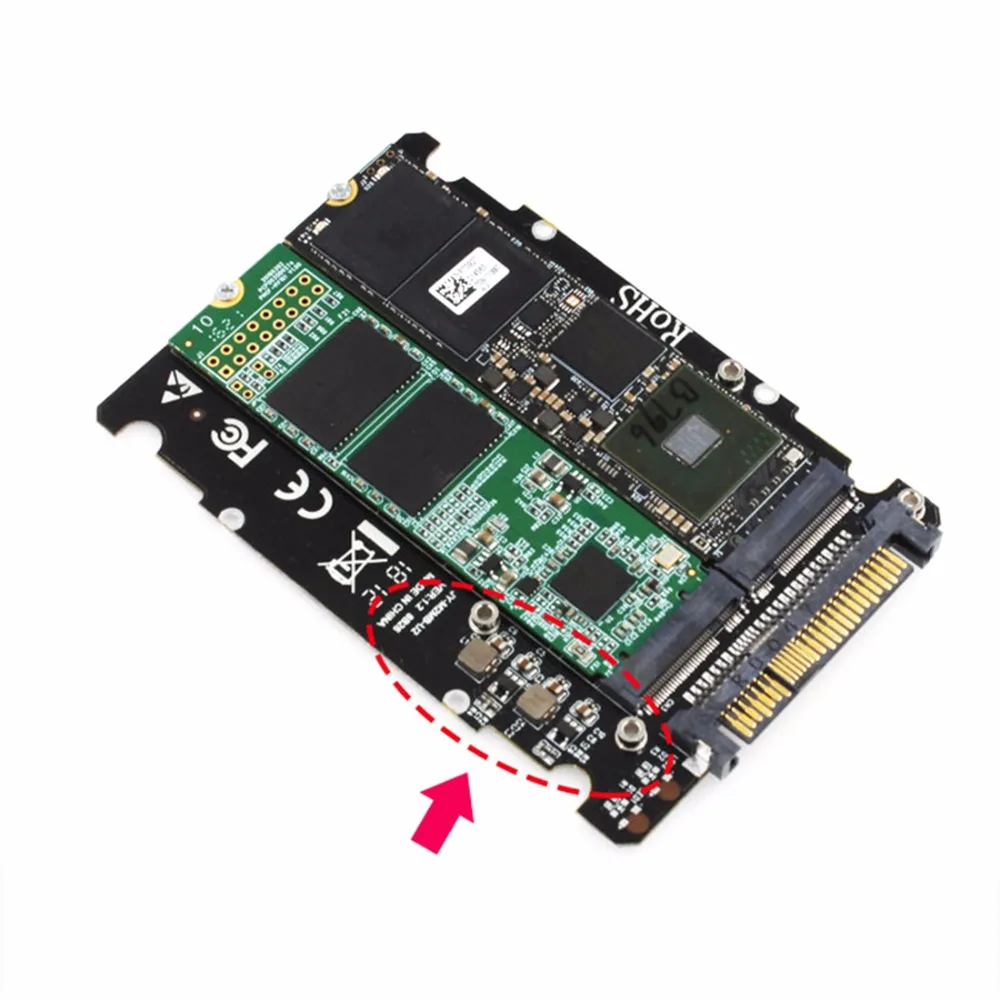 NGFF M.2 SSD M ключ к U.2 адаптер 2 в 1 M2 NVMe SATA-Bus к PCI-e U.2 SFF-8639 адаптер PCIe M2 конвертер для настольных ПК