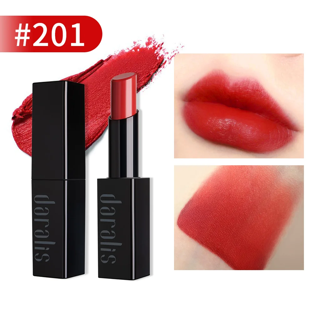 Classic Red Daralis Matte Lipsticks Waterproof Long-lasting Matte Lipstick Lip Sticks Cosmetic Easy to Wear Matte Batom Makeup Lipstick - Цвет: Classic Red