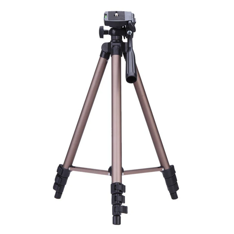 Protable Camera Tripod Stand with Rocker Arm for Canon Nikon Sony DSLR Camcorder tripod stand Load 2.5kg |