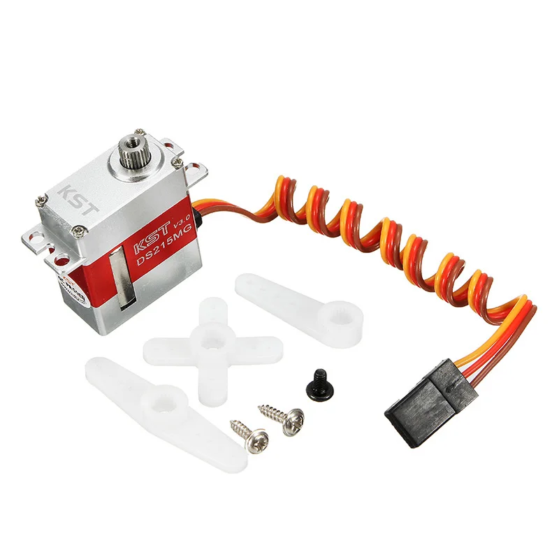 

2PCS KST DS215MG V3.0 Stainless Steel Gear Digital Servo For 450 380 480 500 RC Helicopter