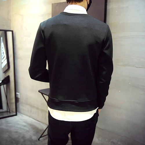 Мужская Мода Осень Зима Теплая Повседневная Slim Fit Шею Толстовка | одежда
