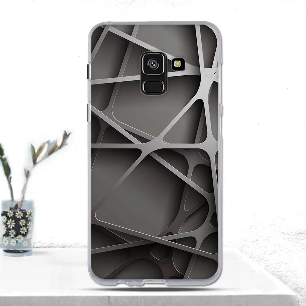 Для samsung Galaxy A8 2018 A530 Plus Мягкий силиконовый чехол на заднюю панель для A3 2015 2017 A5 A320