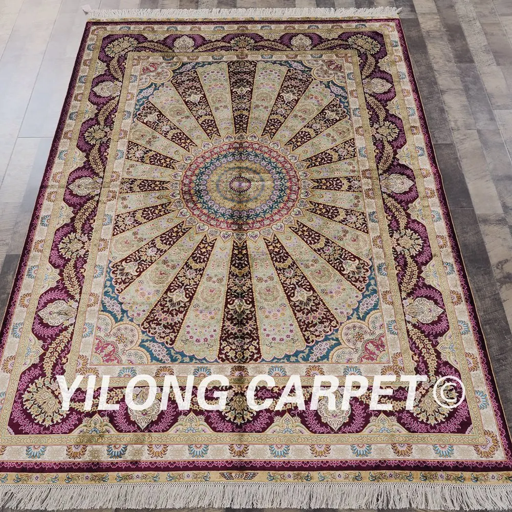 Yilong 5 'x 7' ручной вязки популярный турецкий дизайн ручная вязка персидские