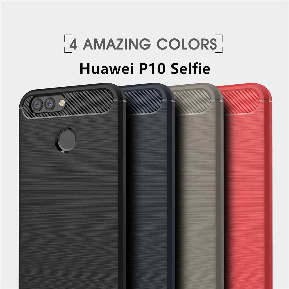 Чехол для Huawei P10 Роскошный чехол селфи полностью мягкий силиконовый из ТПУ Селфи