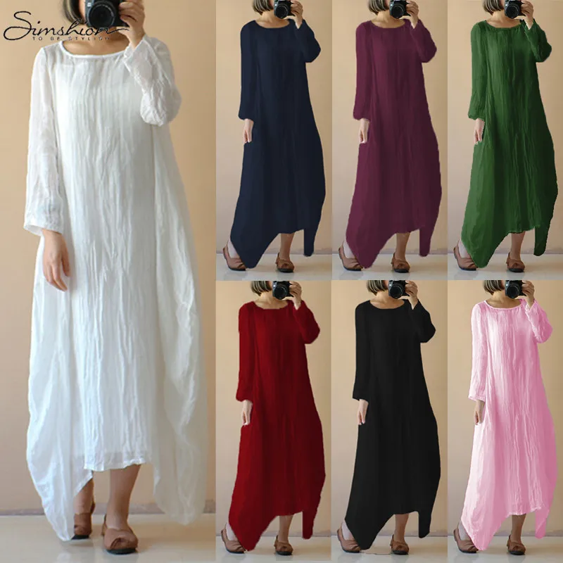 2018 для женщин Ретро хлопок белье платье Boho Стиль повседневное O средства ухода за