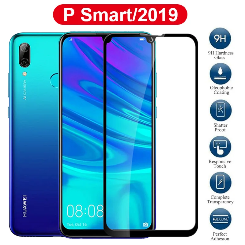 Защитное стекло для huawei p smart 2019 защита экрана psmart smбронированная закаленная