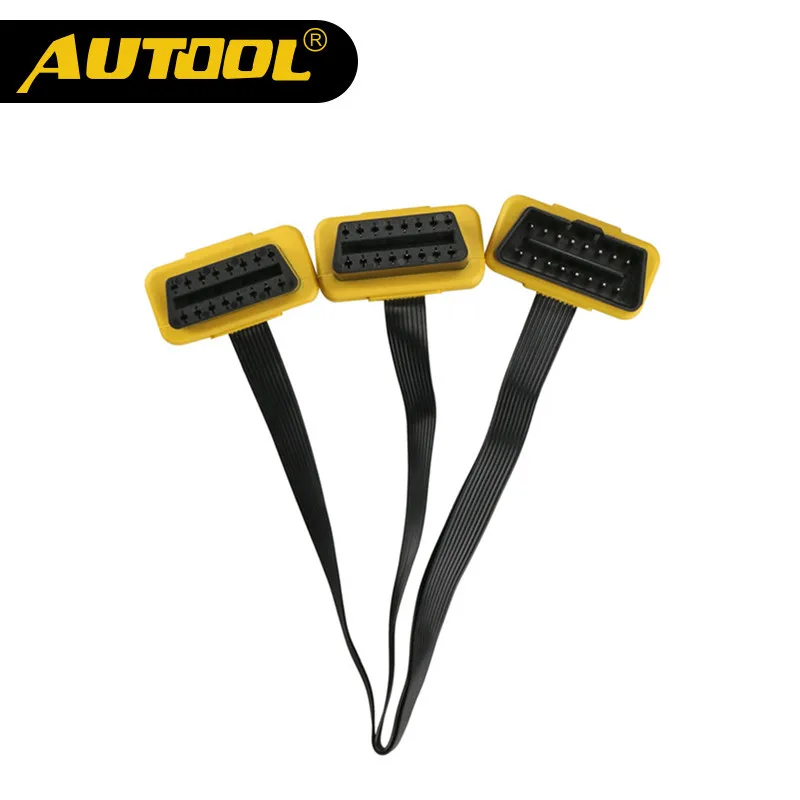 Автомобильный сплит кабель AUTOOL OBD2 автомобильный сплиттер OBD 2 разъем OBDII