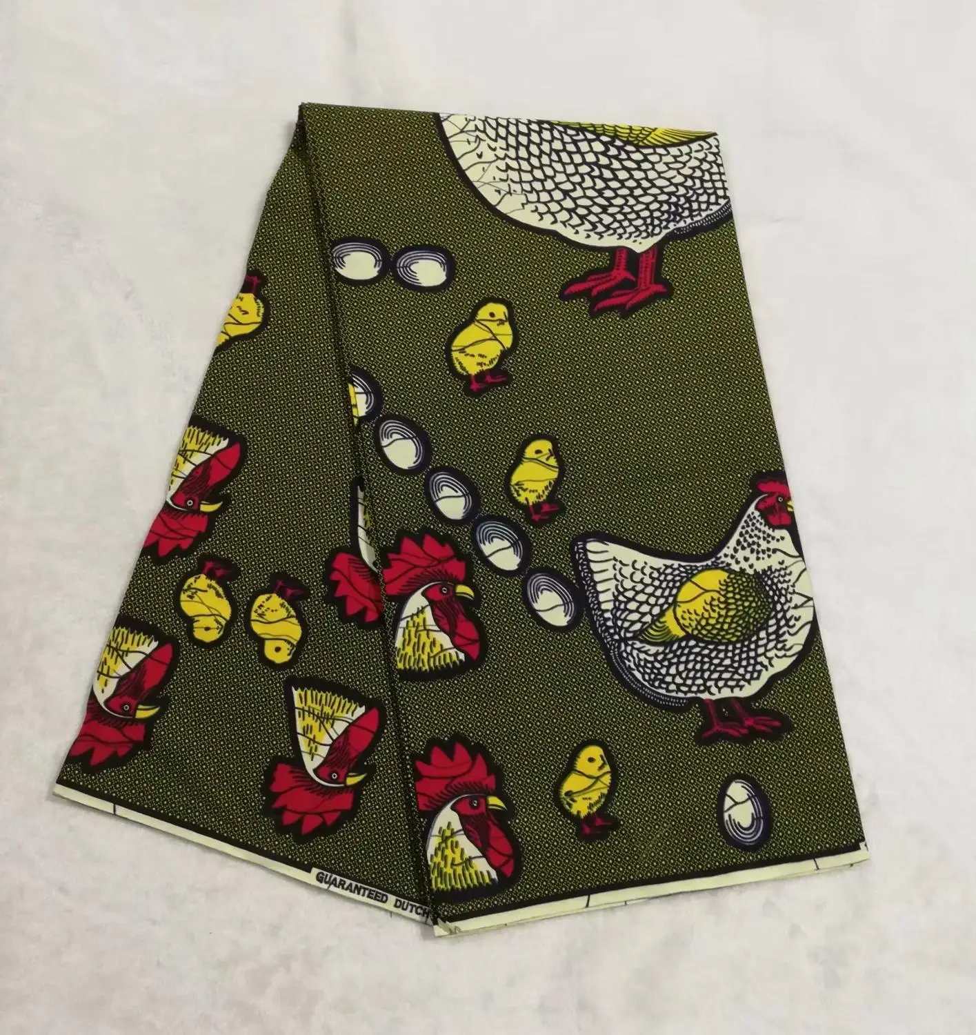 6 цветов красивый Армейский Зеленый Африканский воск и красивая ткань с принтом