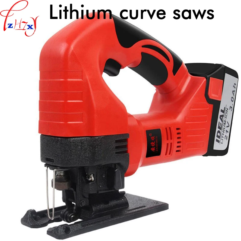 

Lithium electric curve saw DIY cutting woodworking curve wood saw household woodworking tools 21V 1PC