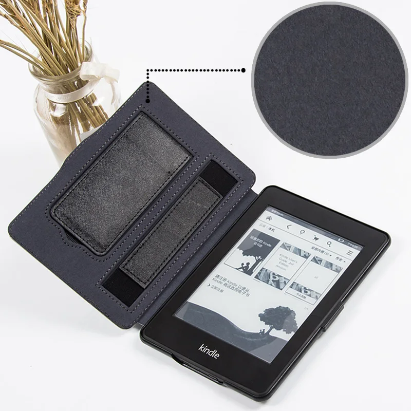 BOZHUORUI чехол для Amazon Kindle Paperwhite1/2/3(7th поколения-2012/2013// выпуск) e-книги DP75SDI ручной Стенд Крышка