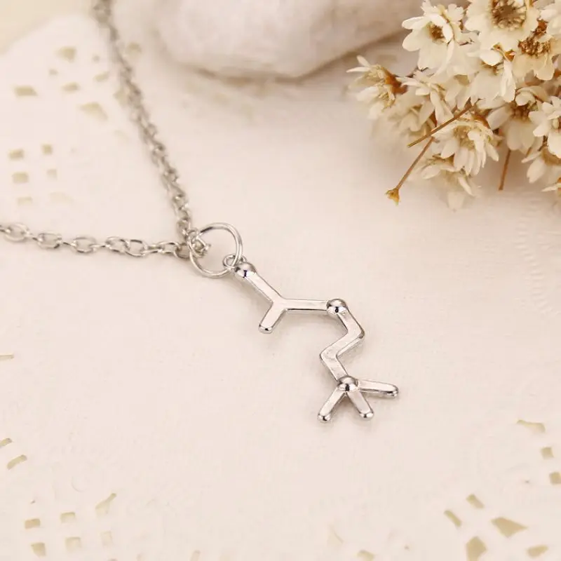 Мин 1 шт Ацетилхолин молекулярное ожерелье молекулы химическое ювелирное