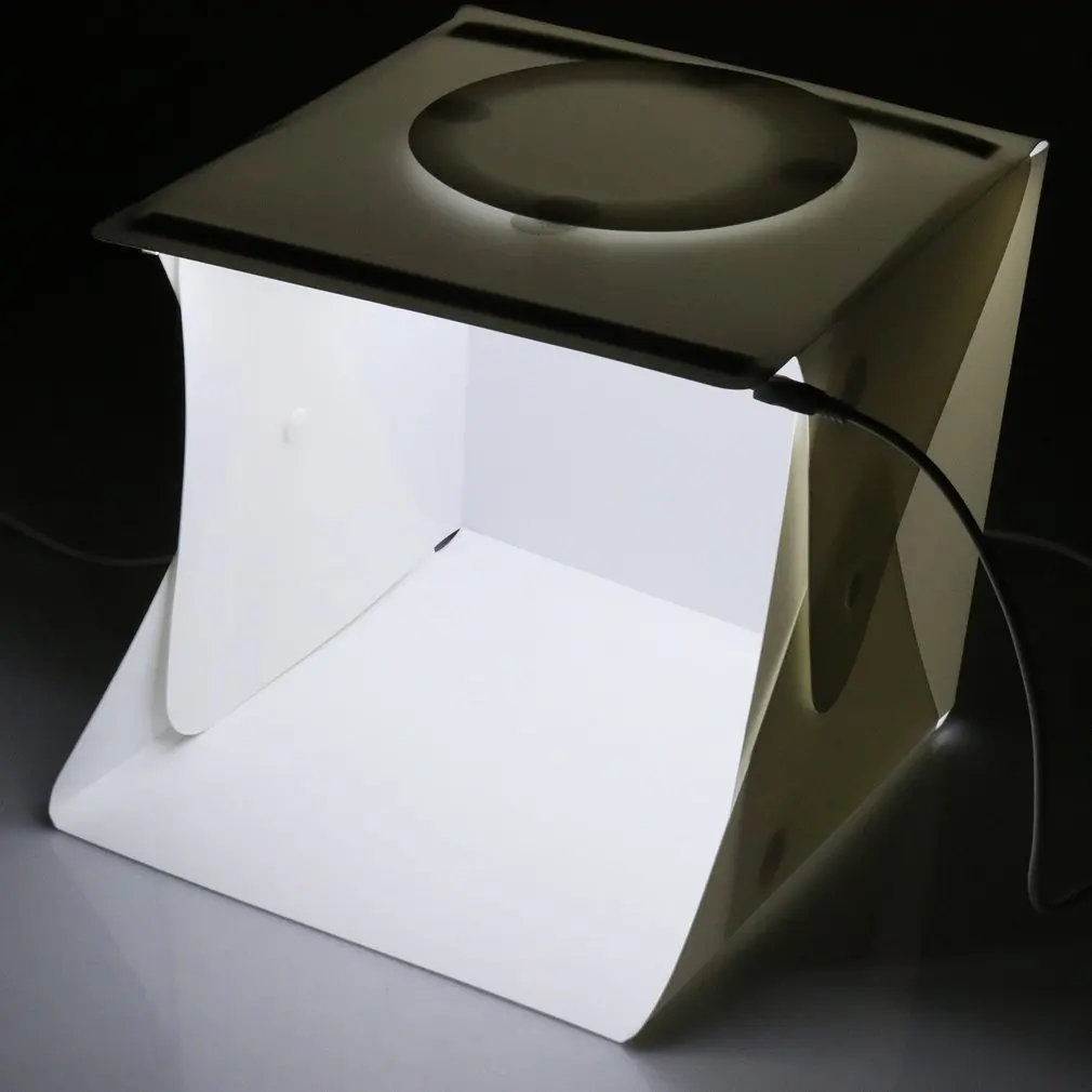 LED highlight Folding Portable Led Mini Studio Soft Light Box Photography Light Small Simple Photo Waterproof Props