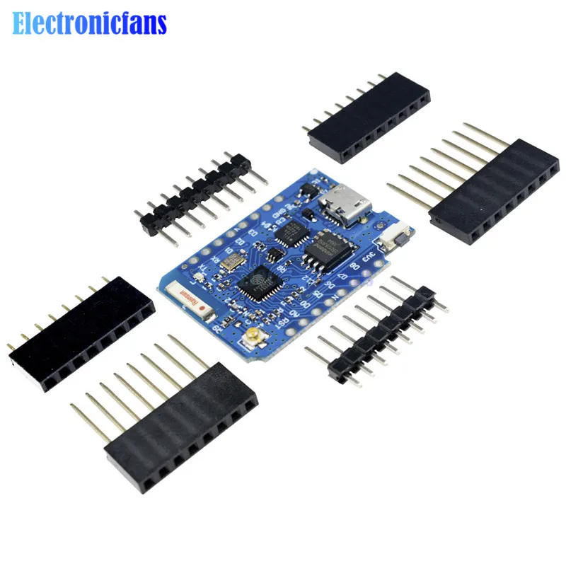 Внешний антенный разъем для WEMOS D1 Mini Pro 16M Bytes NodeMCU ESP8266 ESP 8266EX CP2104 WIFI макетная плата