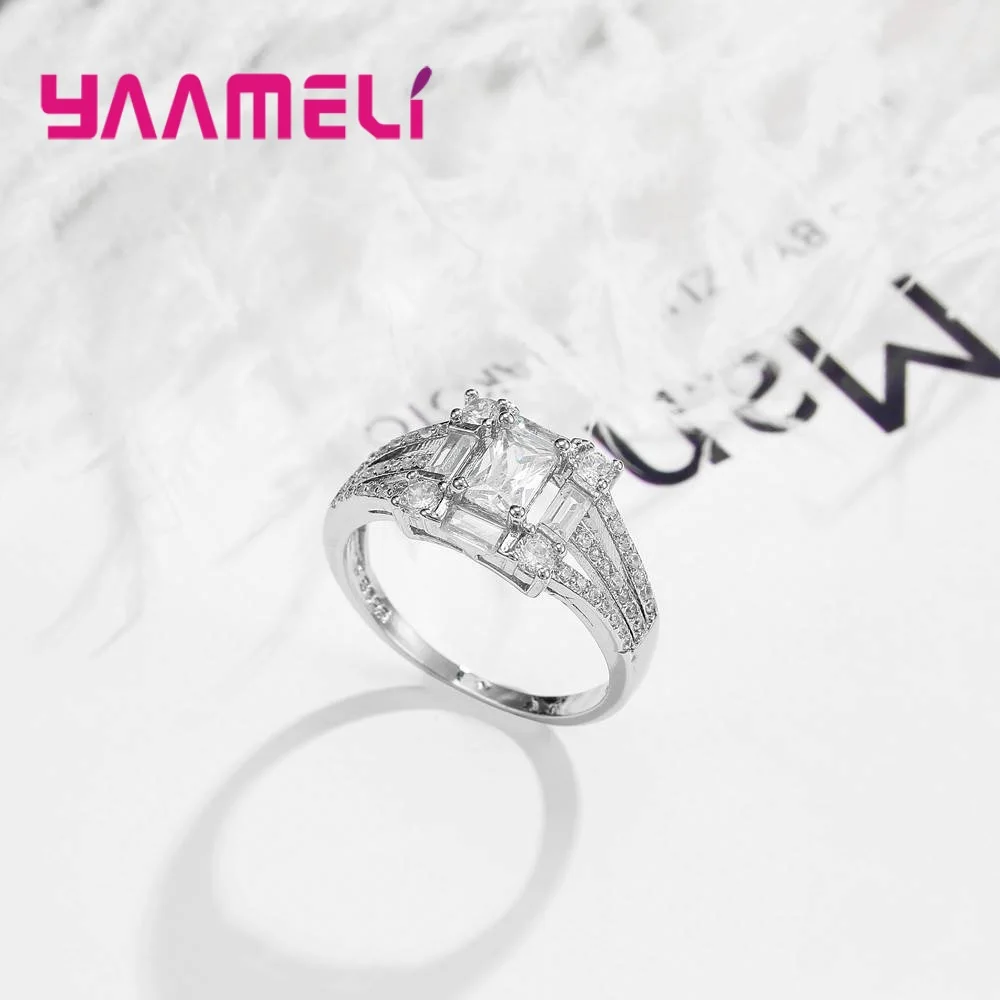 Высококачественное обручальное кольцо из серебра 925 пробы ювелирные изделия с