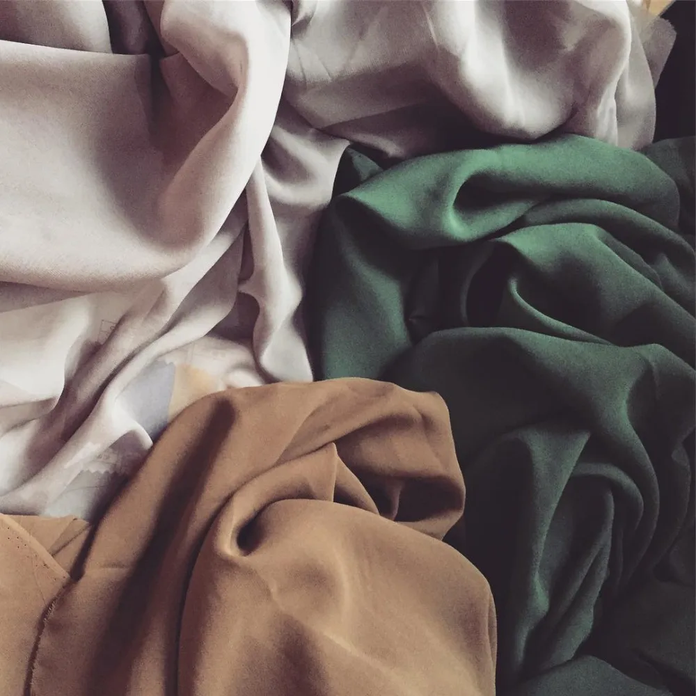 Мягкая Шелковая Жоржетта из 100% тутового шелка ширина 8 мм 48 однотонных цветов|silk