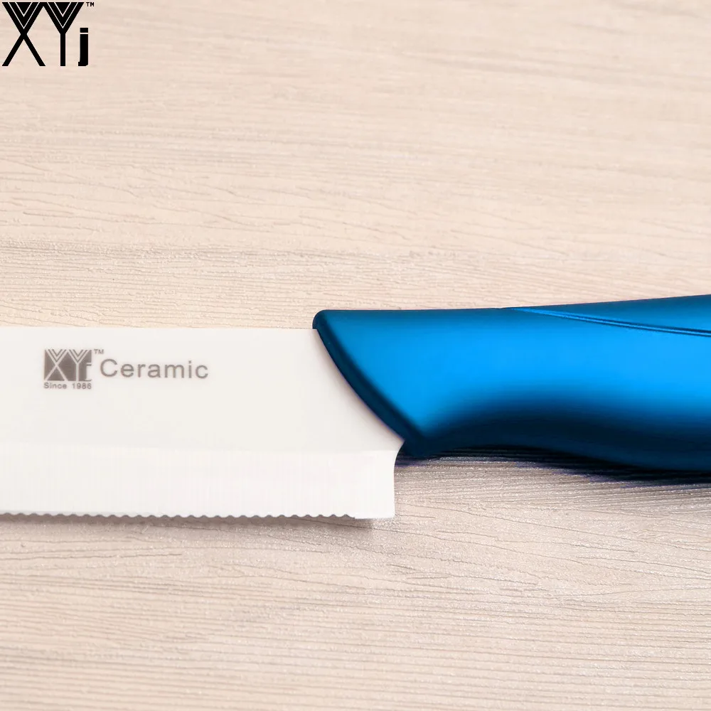 Лидер продаж santoku Кухня Ножи цельнокроеное платье острым зубчатым хлеб Керамика