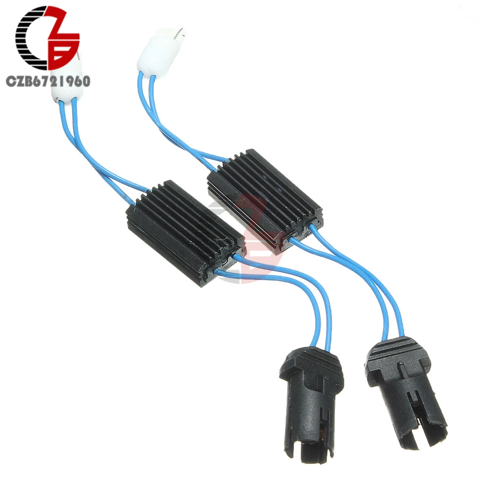 12V светодиодный Предупреждение декодер компенсатора 501 T10 W5W без CAN-BUS ОКБ ошибка нагрузочный резистор