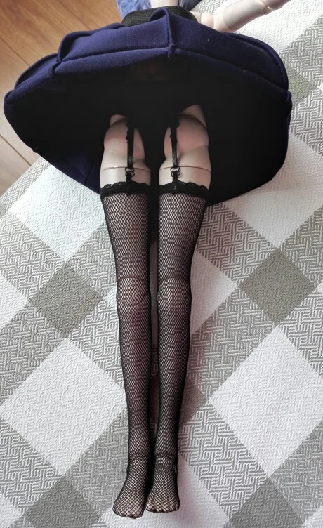 

D01-P291 children handmade toy 1/3 1/4 uncle Doll Accessories BJD/SD doll Black sexy adjustable garter with panties