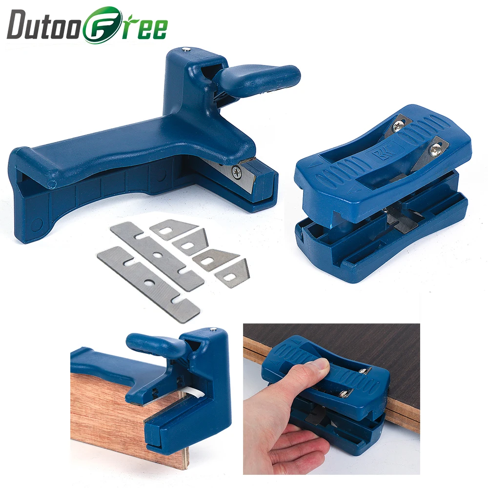 PVC Edge Banding Woodworking Manual Trimming Knife Veneer Trimmer Free Paint Scraper Household Tools Woodworking Tool With Blade