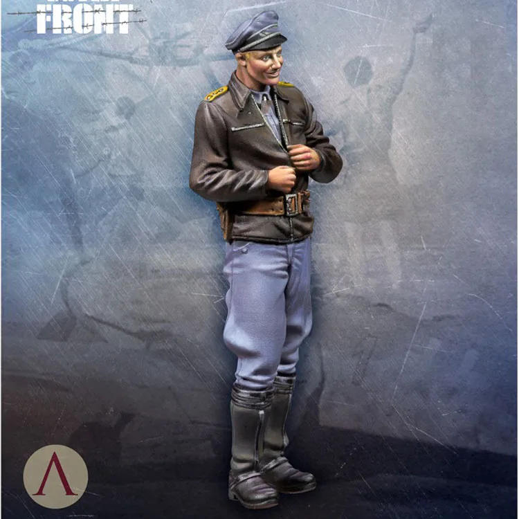 1/35 шкала Неокрашенная фигурка пилота ВВС Эрих Хартманн Коллекция фигурка|Наборы