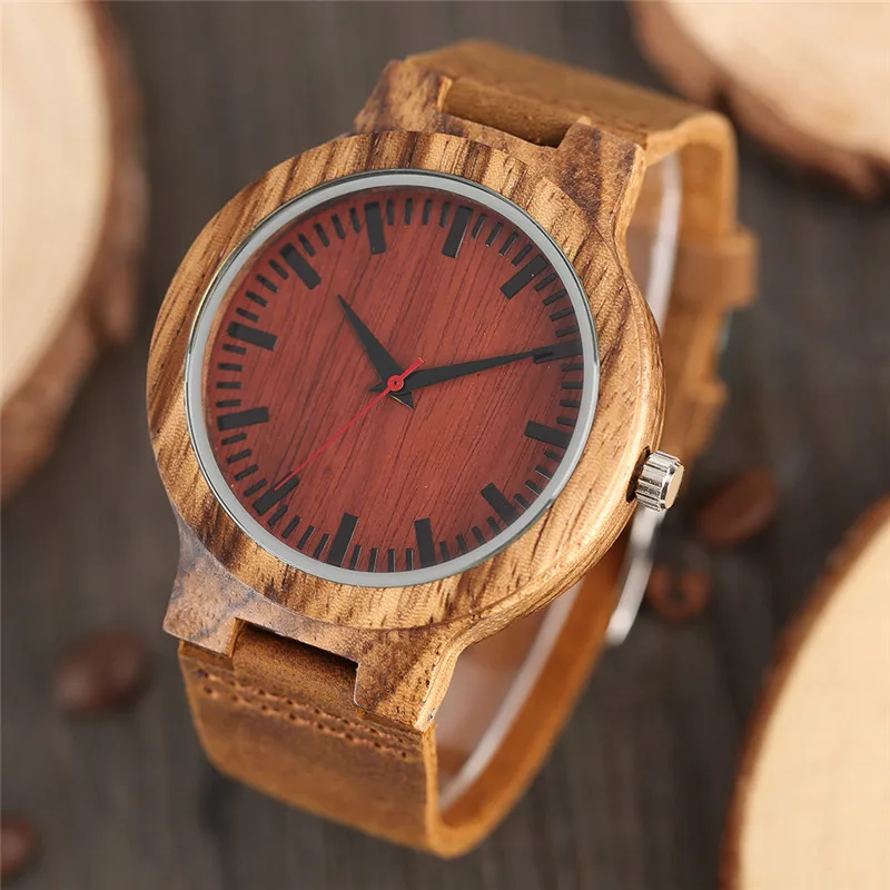 2018 Новое поступление роскошные мужские деревянные часы кварцевые наручные