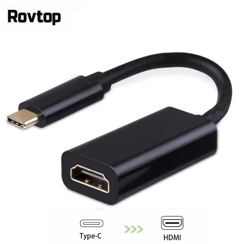 USB Type C к HDMI адаптер 3 1 Мужской женскому конвертер для MacBook Huawei Mate 20 /P20 Pro Smasung