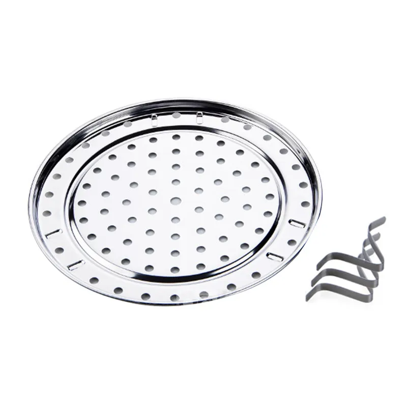 Stainless Steel Round Steamer Tray 20/22/24/26cm Convient Three-Leg Dumpling Kitchenware Cooking Tools | Дом и сад