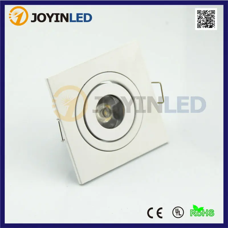 10 шт. 3 Вт мини светодиодные светильники для шкафа квадратные домашние точечные CE