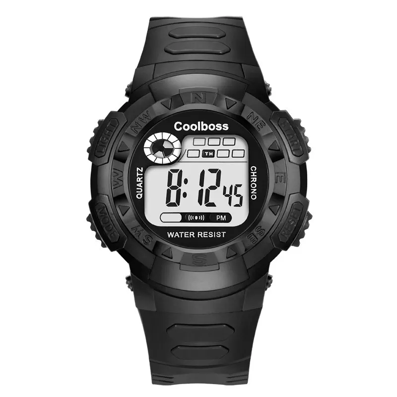 Светодиодные цифровые спортивные детские часы для студентов мальчиков и девочек