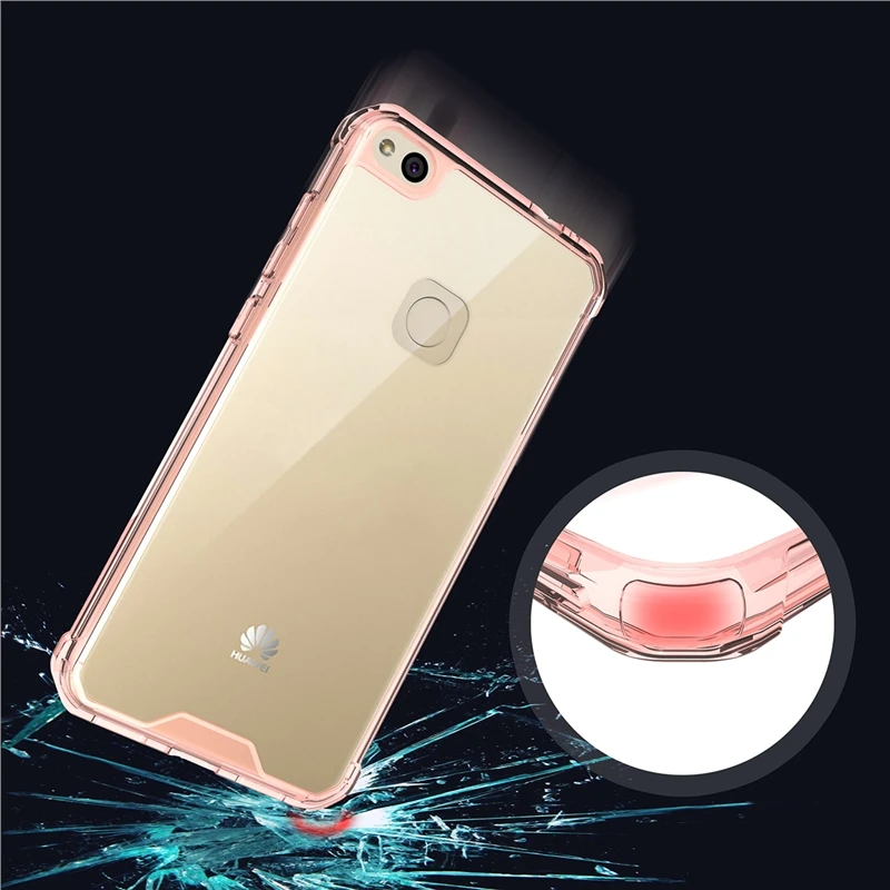 Grandever прозрачный жесткий чехол для ПК Huawei P8 lite2017 случае установлены бампер Coque