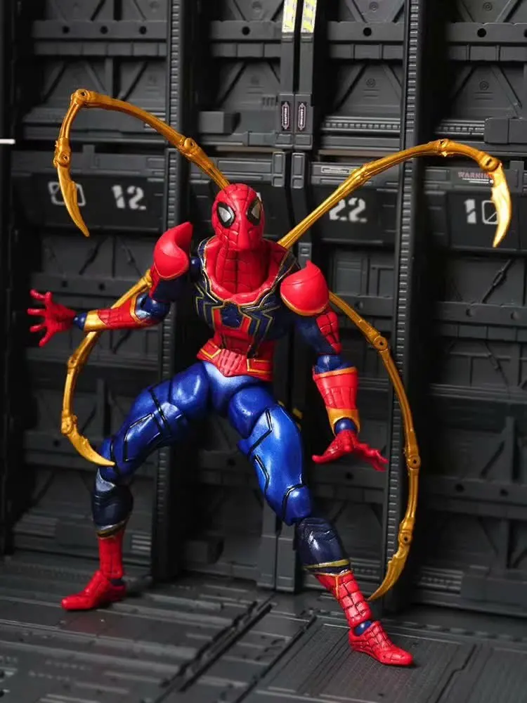 Marvel Мстители Железный человек паук подвижные фигурки модель игрушки|Игровые и