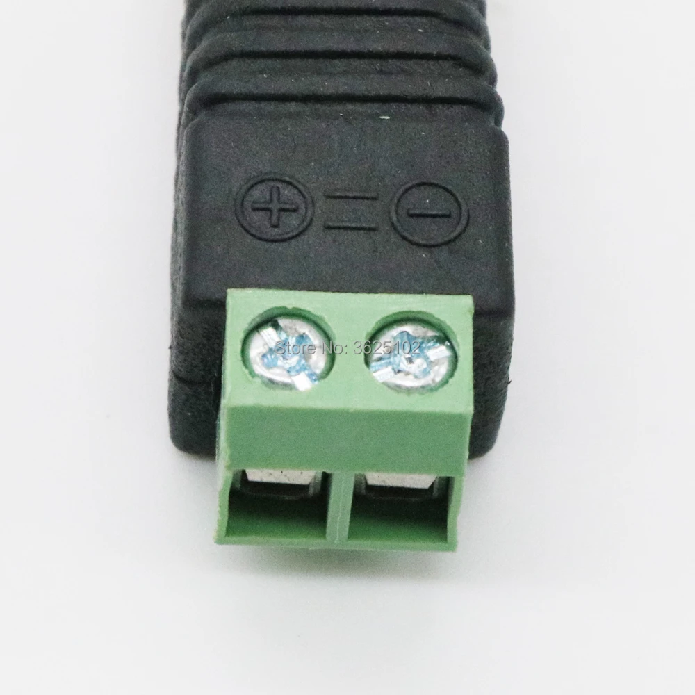 2 шт./лот Mini Coax BNC коннектор UTP Video Balun Plug DC адаптер для камеры видеонаблюдения