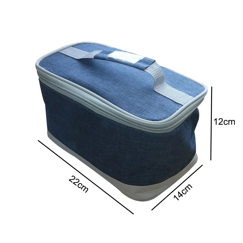 Large Bag6 2 слоя Ланч-бокс Bento box дерево нержавеющая сталь контейнер для хранения еды для детей Ланчбокс портативный - Цвет: Large Bag6