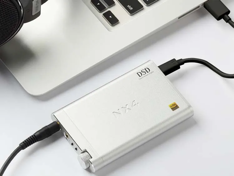 Топпинг NX4 DSD XMOS-XU208+ ES9038Q2M чип Портативный USB DAC DSD Декодер Усилитель для наушников алюминиевый корпус черный/серебристый
