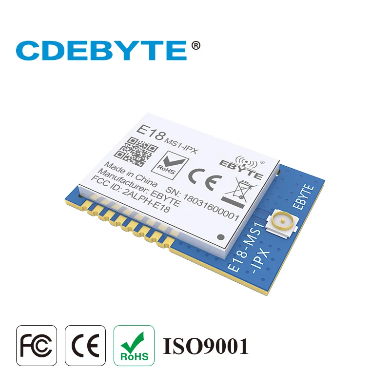 E18-MS1-IPX Zigbee IO CC2530 2,4 ГГц 2,5 МВт антенна IPX IoT УВЧ сеточная Беспроводная приемопередатчик приемник радиочастотный модуль