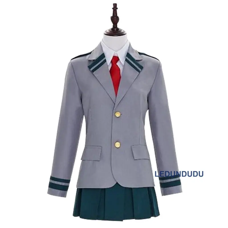 Women full set Boku no Hero academic школьная форма мой герой Academy women OCHACO URARAKA men Todoroki Shoto мидория изуку костюм для косплея - Цвет: Women full set