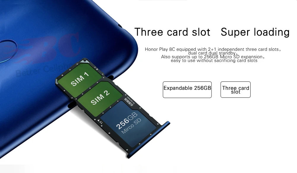 Смартфон huawei honor 8C, 6,09 дюймов, Android 8,1, Восьмиядерный процессор Snapdragon 632, 4000 мА/ч, двойная задняя камера, МП, 4 Гб ram, 32 ГБ rom