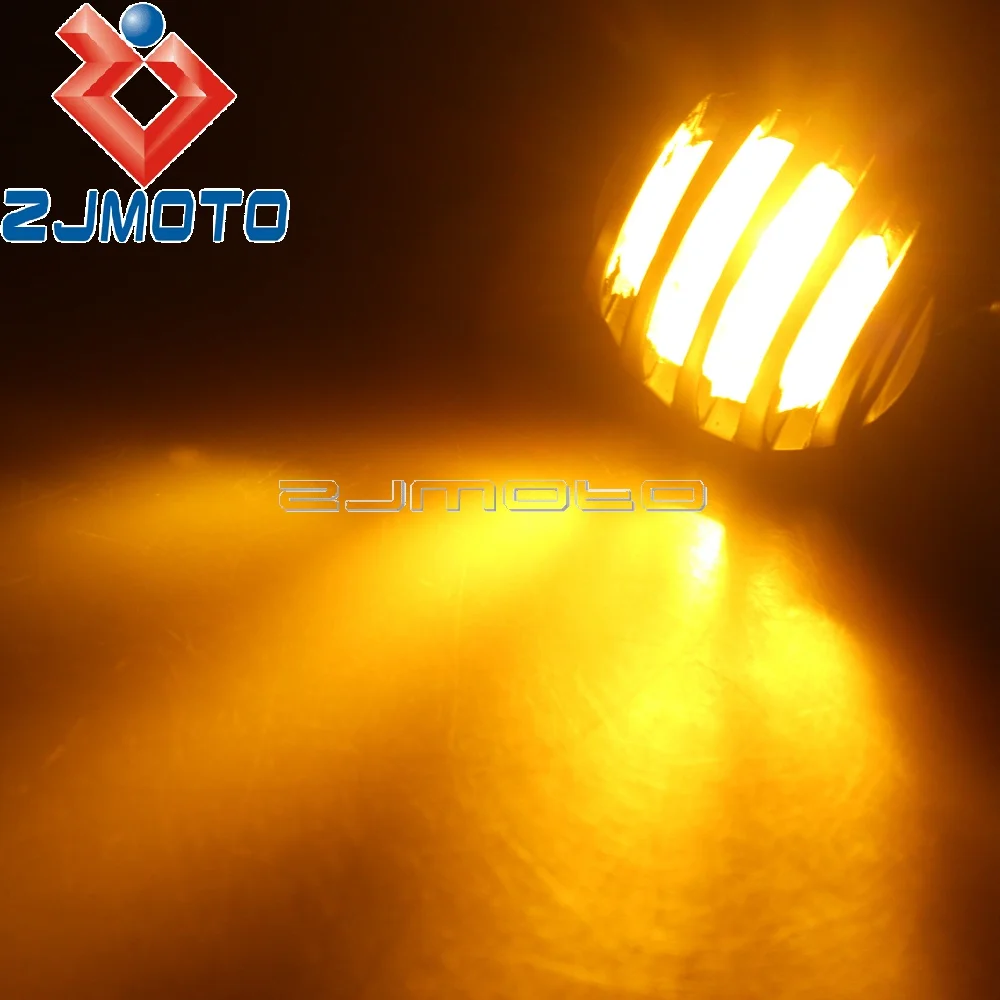 Поворотники для мотоцикла алюминиевая радиаторная решетка хромированные