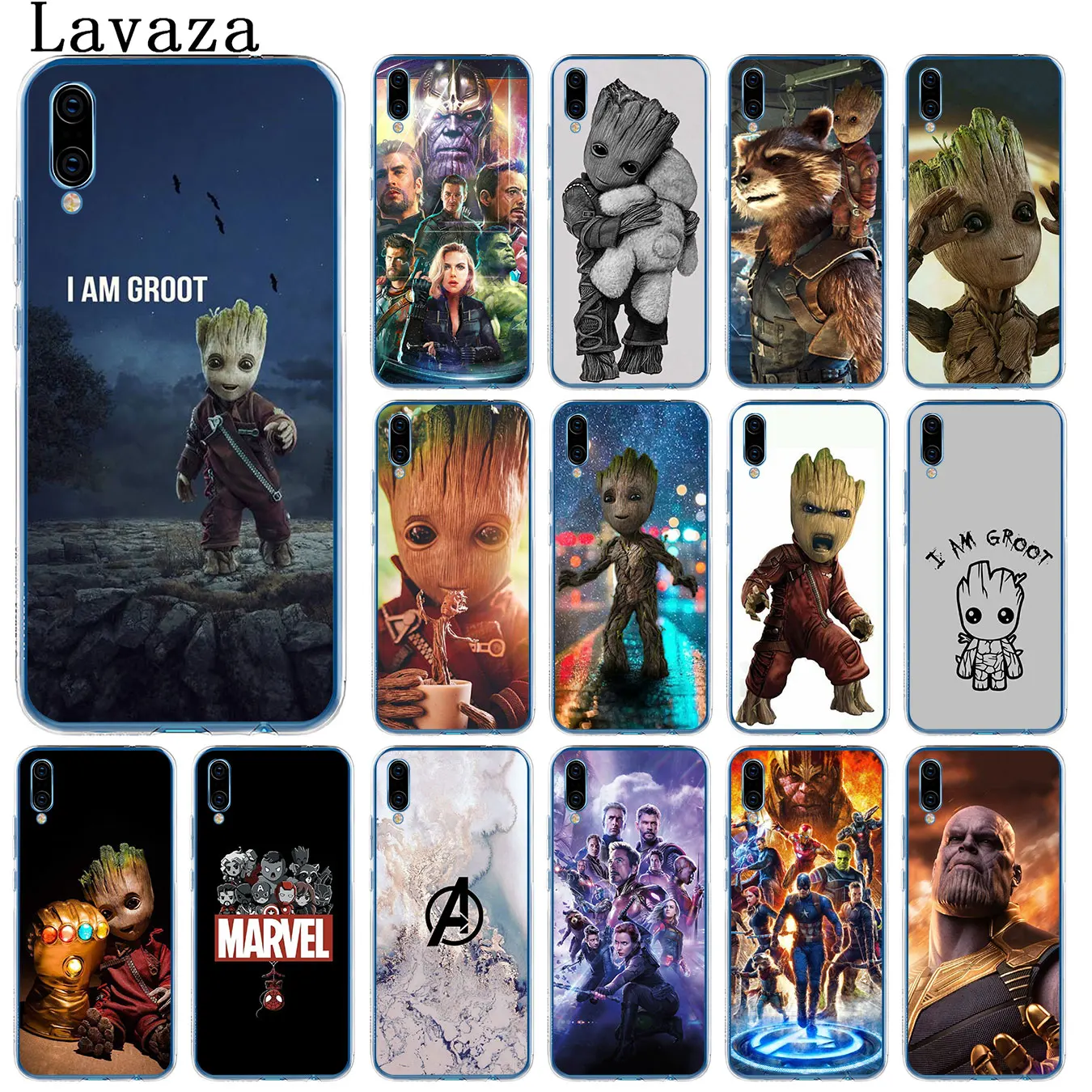 Чехол Guardians of the Galaxy Marvel для huawei P30 P20 Pro P9 P10 Plus P8 Lite Mini P smart Z