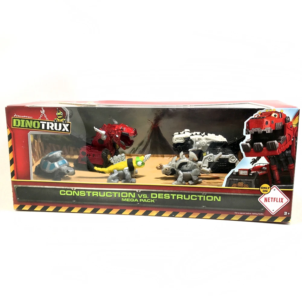 Динозавр грузовик Dinotrux съемный игрушечный динозавр мини модели новые детские