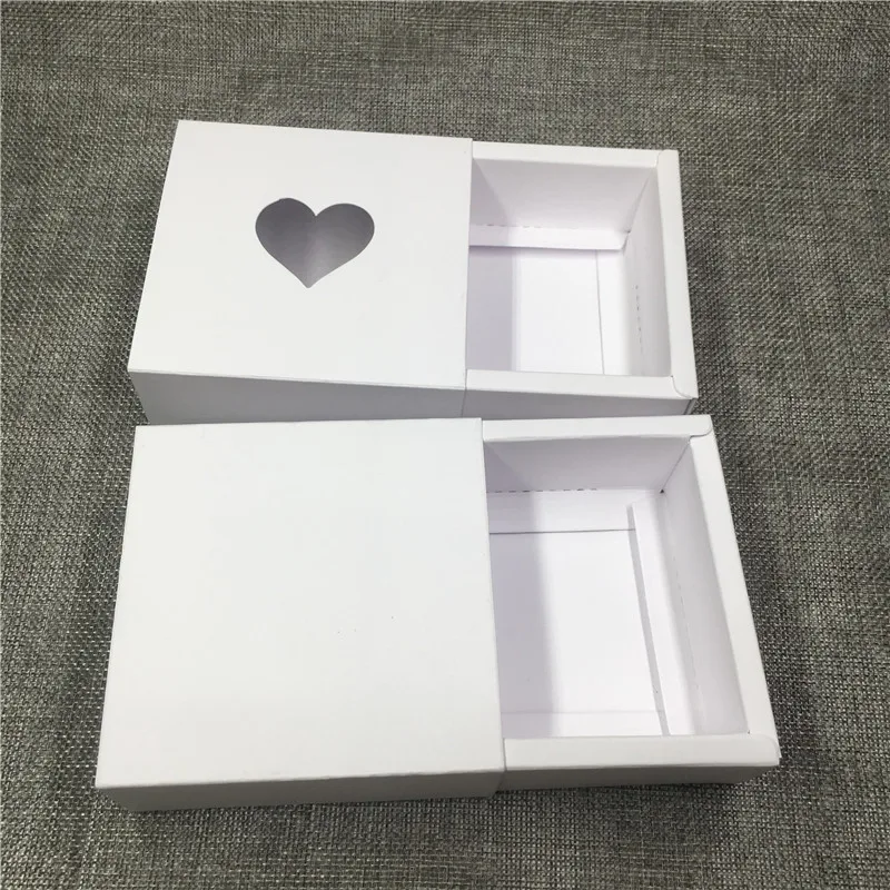 30 шт./лот однотонная коробка из крафтовой бумаги сделай сам трехцветная для