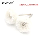 ZtDpLsd 6 шт. 2,353,0 мм хвостовик хлопковая Полировочная плоская щетка шлифовальный круг для ювелирных изделий искусств абразивный металлический Полировочный инструмент для чистки