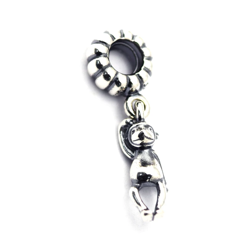 

DIY Beads for Jewelry Making Sterling-Silver-Jewelry Monkey Charm Bead Charms Silver 925 Berloque Perles